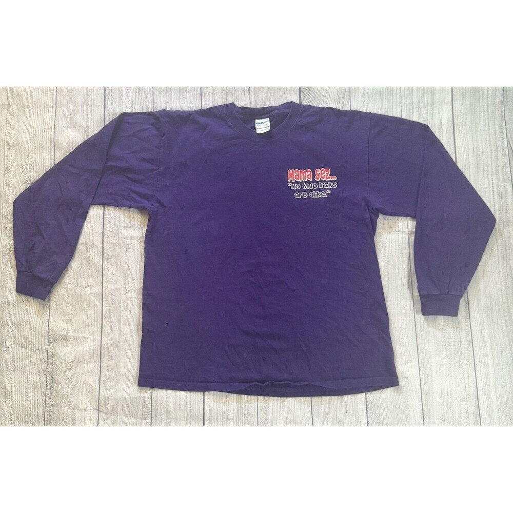 Dicks Last Resort Mama Sez No Two Dicks Are Alike Long Sleeve T Shirt Size L HTF